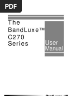 Bandrich BandLuxe C270 User Manual