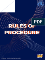 ComfortMUN Rules of Procedure