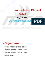 Lower Limb Clinical Cases Summary