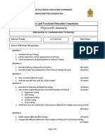 Tertiary Education Commission Software Testing Exam