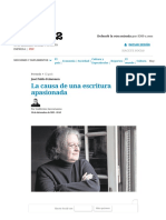 José Pablo Feinmann - La Causa de Una Escritura Apasionada, Por Guillermo Saccomanno - Página12