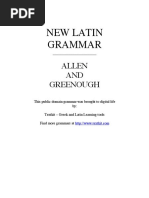 New Latin Grammar Black and White