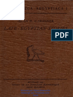 Gardiner - Late Egyptian Stories