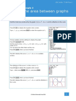 Finding The Area Between Graphs: Chapter 8 / Example 2