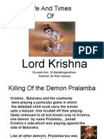 Life and Times Of: Lord Krishna