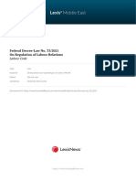 Labour Law DecreeLaw 33 2021 PDF