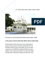 A Brief Biography of Hazrat Syed Shah Abdul Lateef Laubali Sahib Kurnool