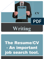 Resume Writing MSPT