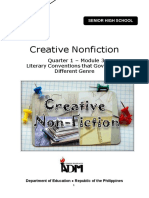 Module 3 Creative Nonfiction