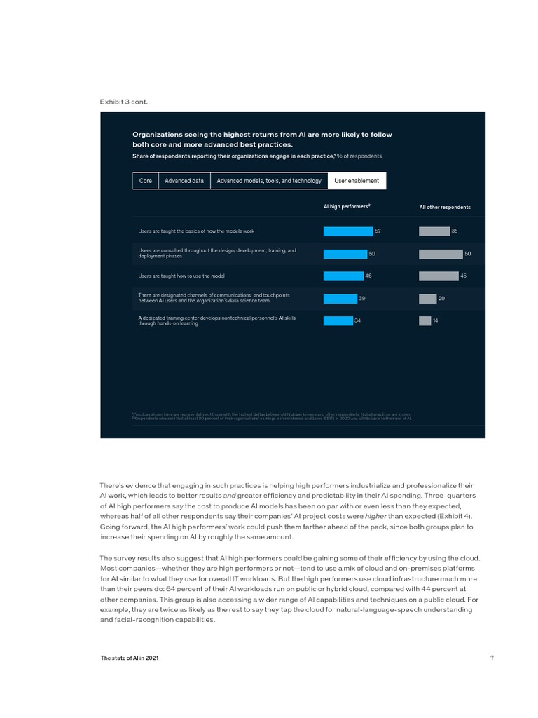 Global Survey The State of AI in 2021 7 | PDF | Cloud Computing ...