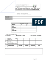 Attachment 12 - Method Statement Template