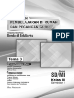 PG Kelas III - Tema 3 - Benda Di Sekitarku