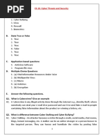 Grade 8 HTML Question Bank | PDF | Html Element | Html