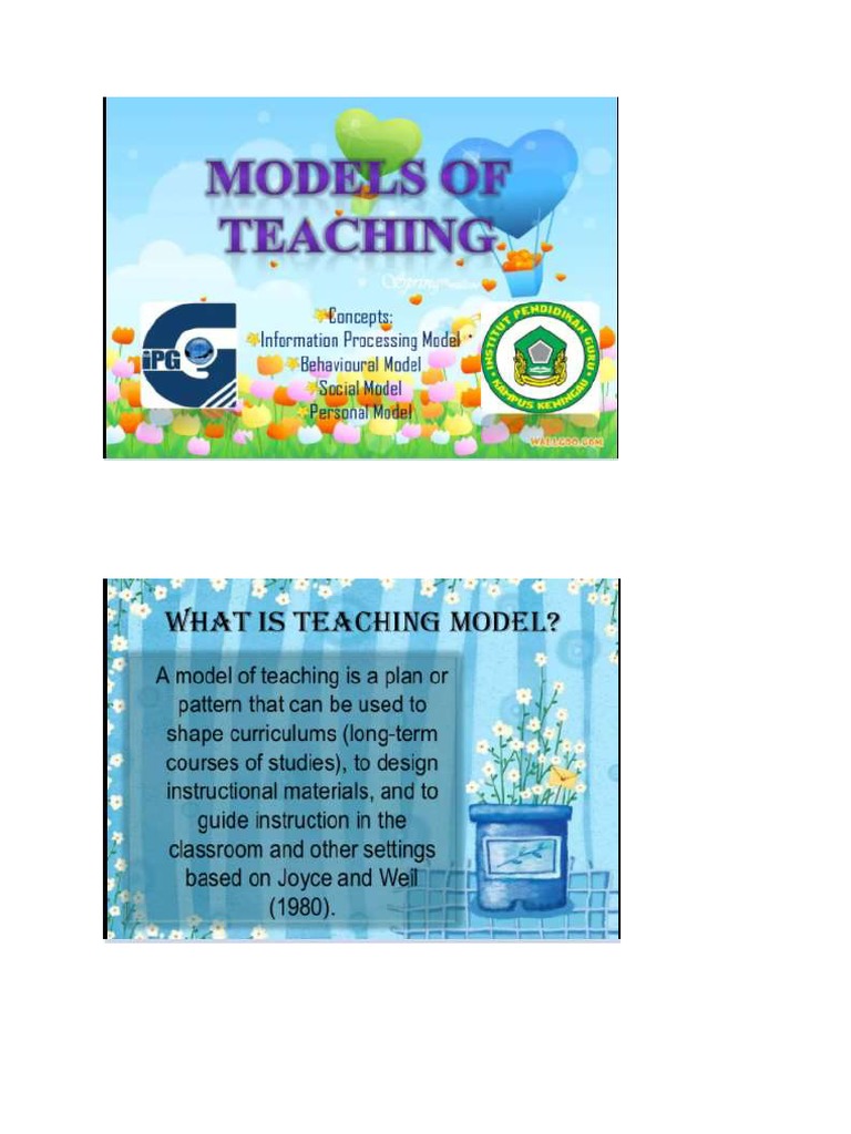 Models of Teaching PDF