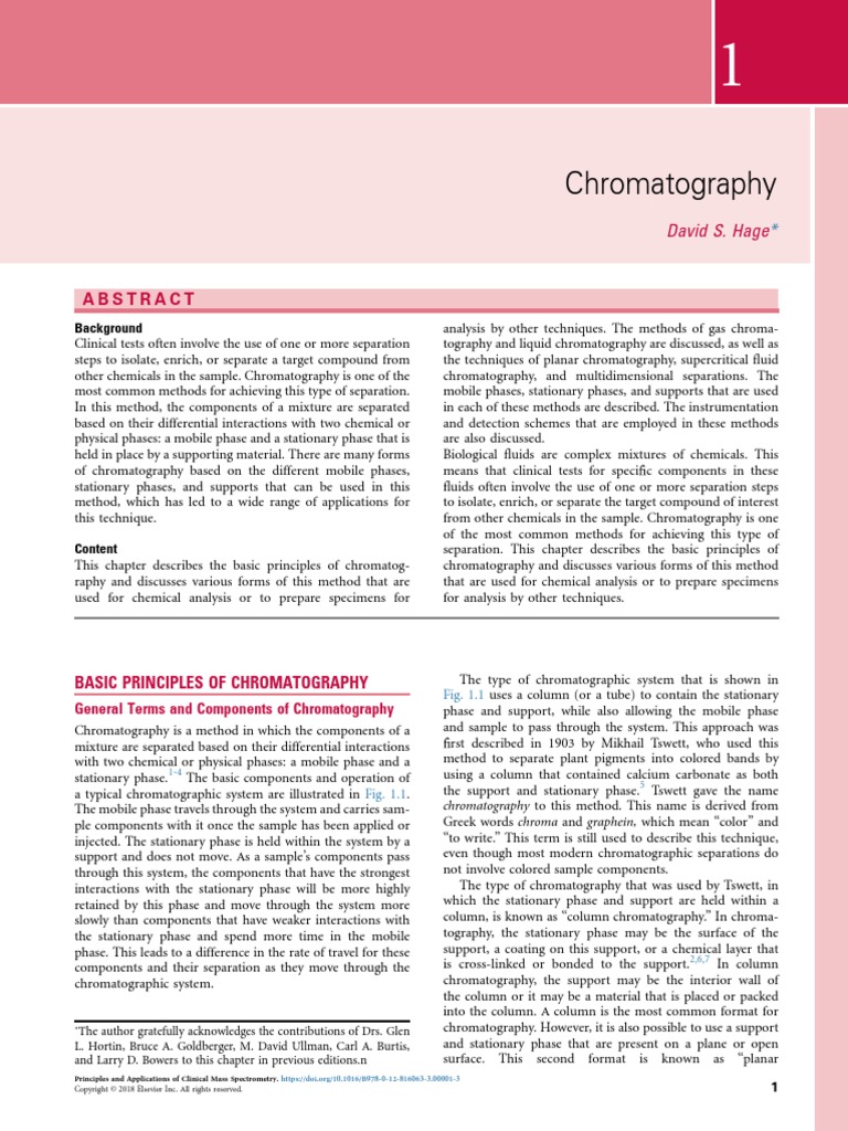 Basic Principles 2 PDF Chromatography Gas Chromatography