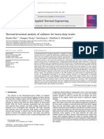 Thermal Structural Analysis of Radiators