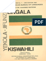 Jifunze-Yekola Lingala-Kiswahili by Kahombo M.