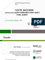 Regularização fundiária: debate sobre MP 910 e PLs