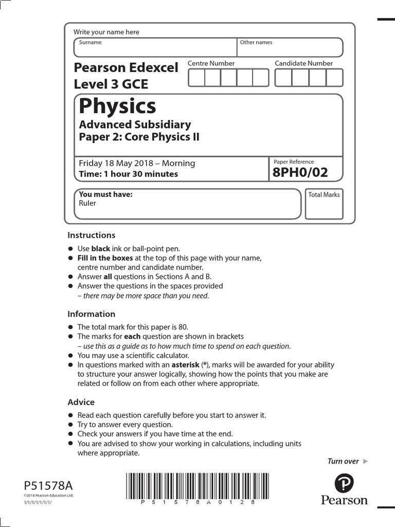 Physics: Pearson Edexcel Level 3 GCE | PDF | Waves | Electron
