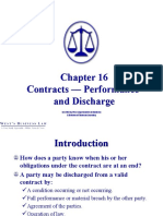 Contracts - Performance and Discharge