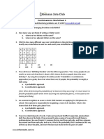 B) Combinatorics - Worksheet 1