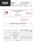 TT11 PRC 037 Rev.0 Pipeline Hydrotest Procedure