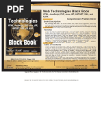 Web Technologies Black Book