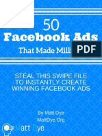 50 Facebook Ads - Swipe File