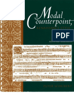 Peter Schubert - Modal Counterpoint, Renaissance Style-Oxford University Press (2007)