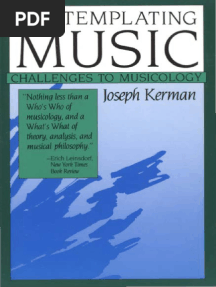 Kerman, Joseph - Contemplating Music - Challenges To Musicology-Harvard University Press (1985)