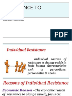 Resistance To Change