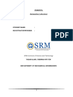 15M E304L Automation Laboratory: SRM Institute of Science and Technology