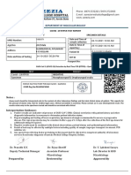 COVID-19 RTPCR Test Report for Rino Lazer Robert