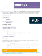 Maze: Sequence: Lesson Overview