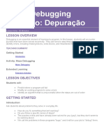 Maze: Debugging Labirinto: Depuração: Lesson Overview