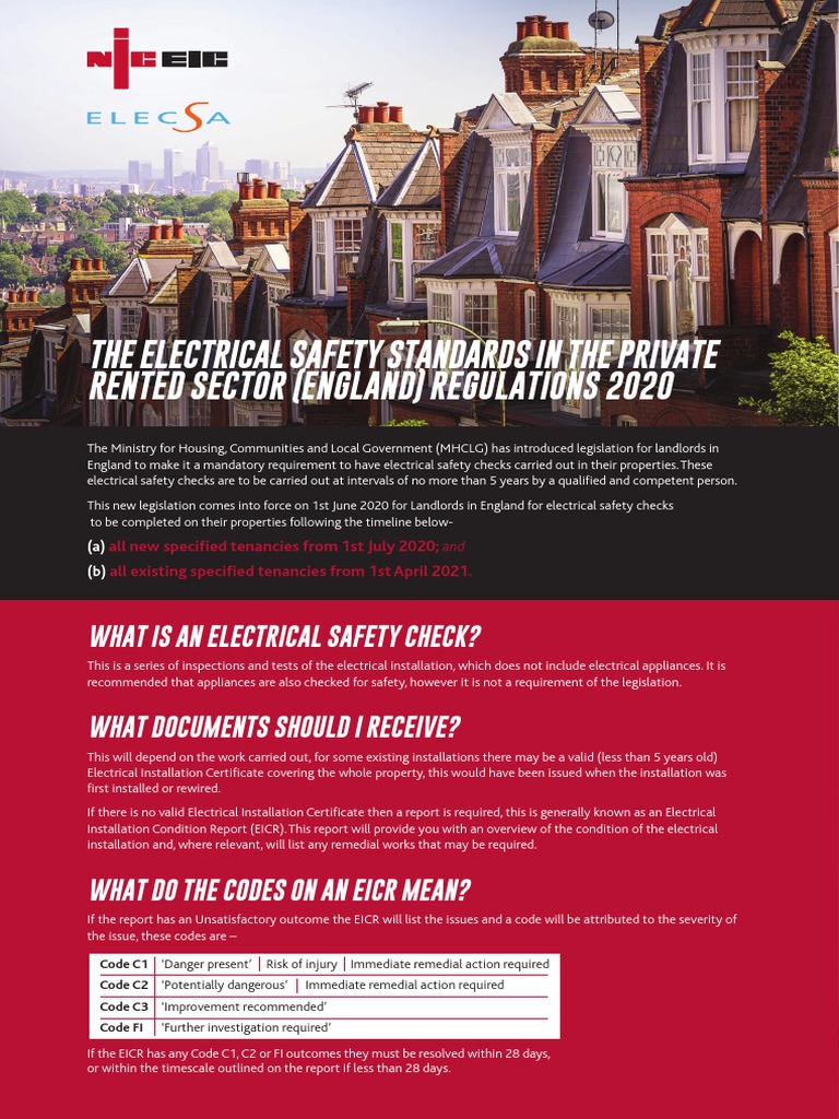 An Overview of the New Mandatory Electrical Safety Standards for