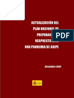 Actualizacion Plan Nac. Pandemia Gripe Dic 06