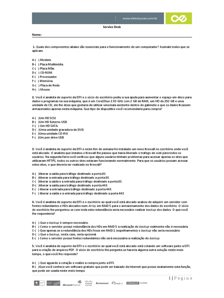 Acesso à Porta 80 e Suporte Técnico | PDF | Diretório ativo | Rede de ...