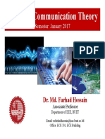 EEE 309 Communication Theory: Types of Modulation