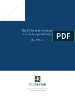 Effect of The Economy On The Nonprofit Sector