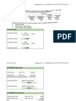 Assignment - Accounting For Joint Cost & By-Products: Ailyn B. Toledo