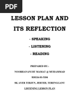 Lesson Plan and Reflection