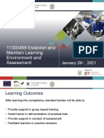 TVETSSP-0113T&A02 NVC-TrainingAssessment Level-3-11300469-Establish and Maintain The Learning Envir-PPT - en - 20210203