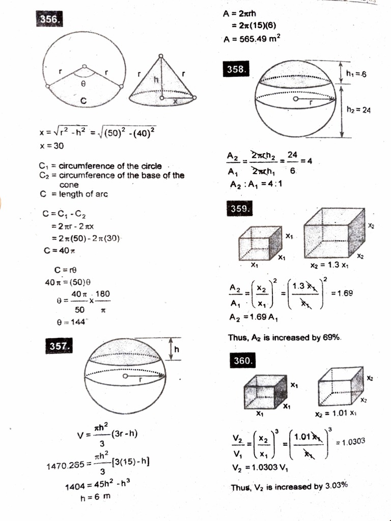 Solid Geometry Problems and Solutions | PDF | Euclid | Geometric ...