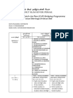 Pelaksanaan Catch-Up Plan (CUP) Bridging Programme: SJKT Slim River Perak