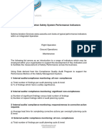 Considering Aviation Safety System Performance Indicators: 1/ Internal Audits/compliance Monitoring: All Non-Compliances