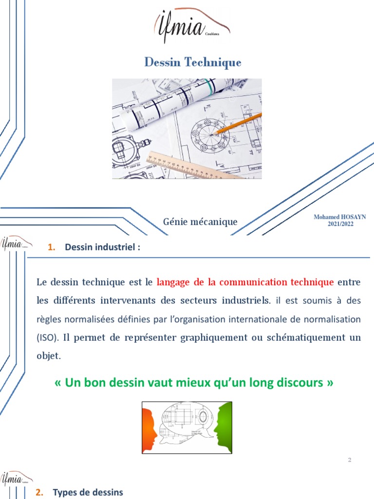 Guide du Dessin Technique en Génie Mécanique | PDF | Dessin | Vis de ...