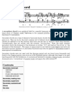 Secondary Chord - Wikipedia