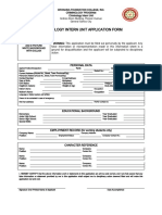 Criminology Intern Unit Application Form: 2X2 Id Picture White Background With Collar