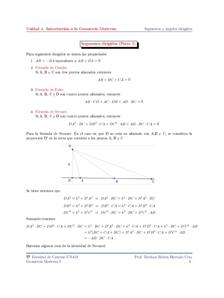 Segmentos Dirigidos1 Pdf Triangulo Matematica Elemental